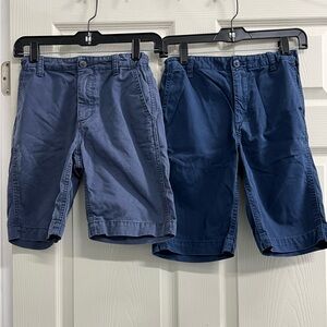 Lot of 2 Gap Boys Blue Shorts - Size 12 - VGUC